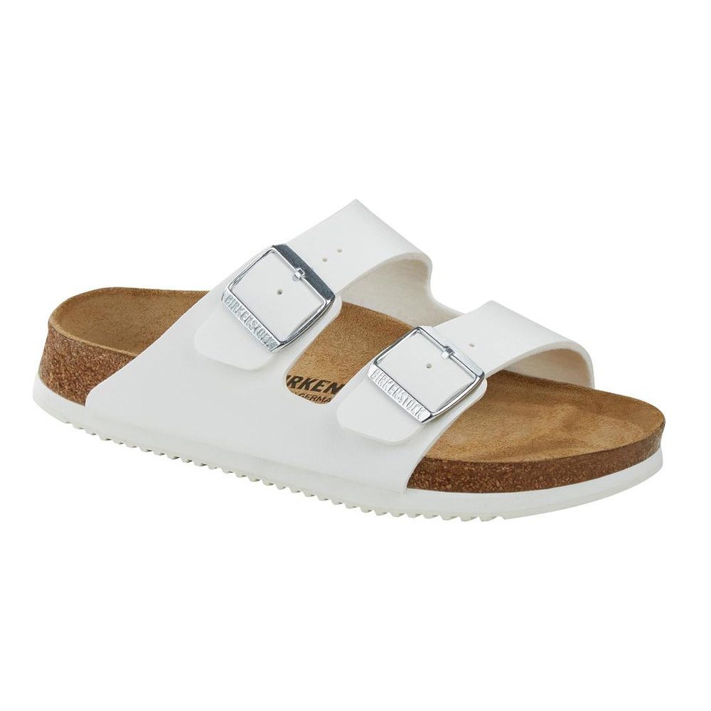 Birkenstock Arizona SL mit Superlaufsohle, weiß, Gr. 38