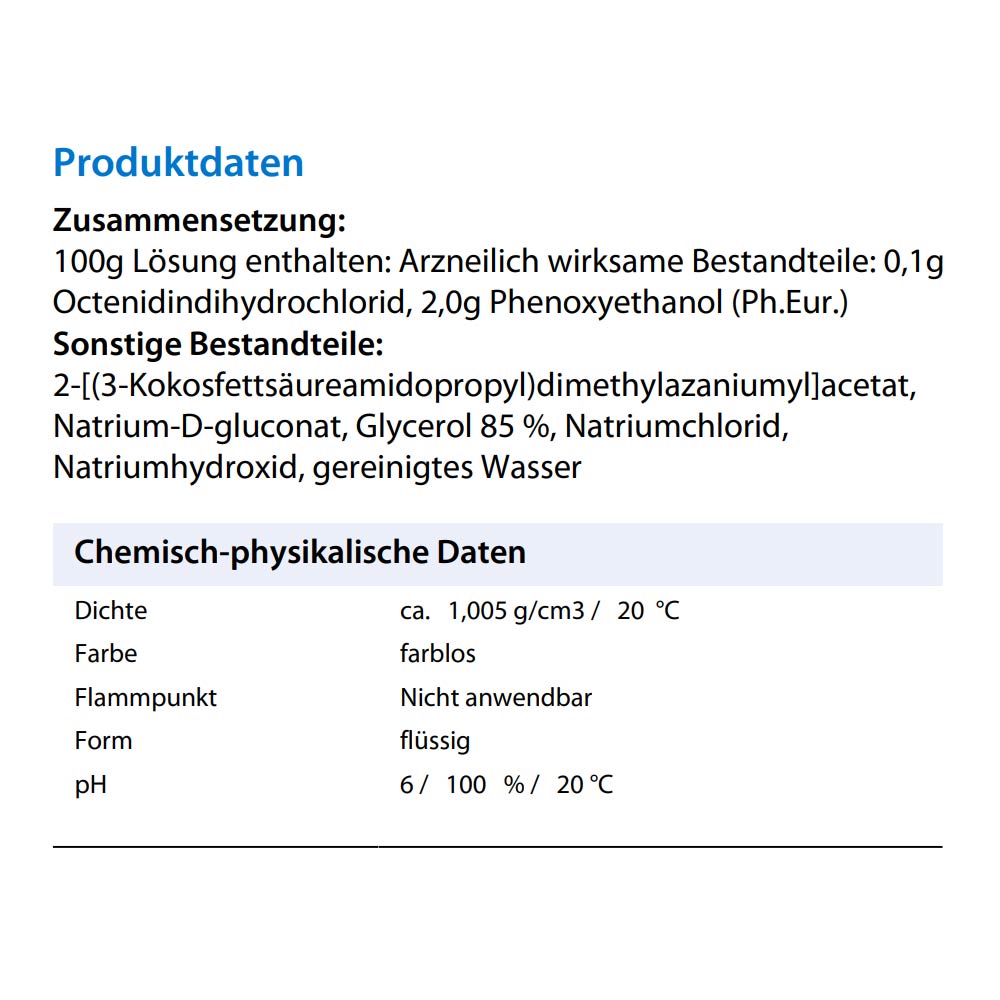 Octenisept® Wund-Desinfektion von Schülke, farblos, schmerzfrei, 100 ml