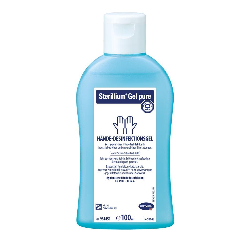 Desinfektion-Set, Sterillium Gel pure, Bacillol AF, Nitrilehandschuhe