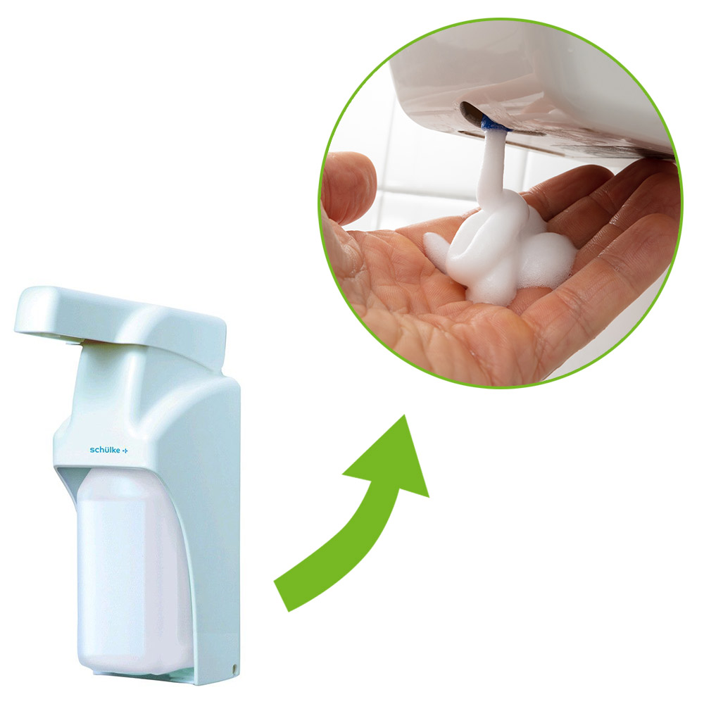 Schülke sm2 universal Desinfektionsmittel-Spender, 450-1000 ml, weiß