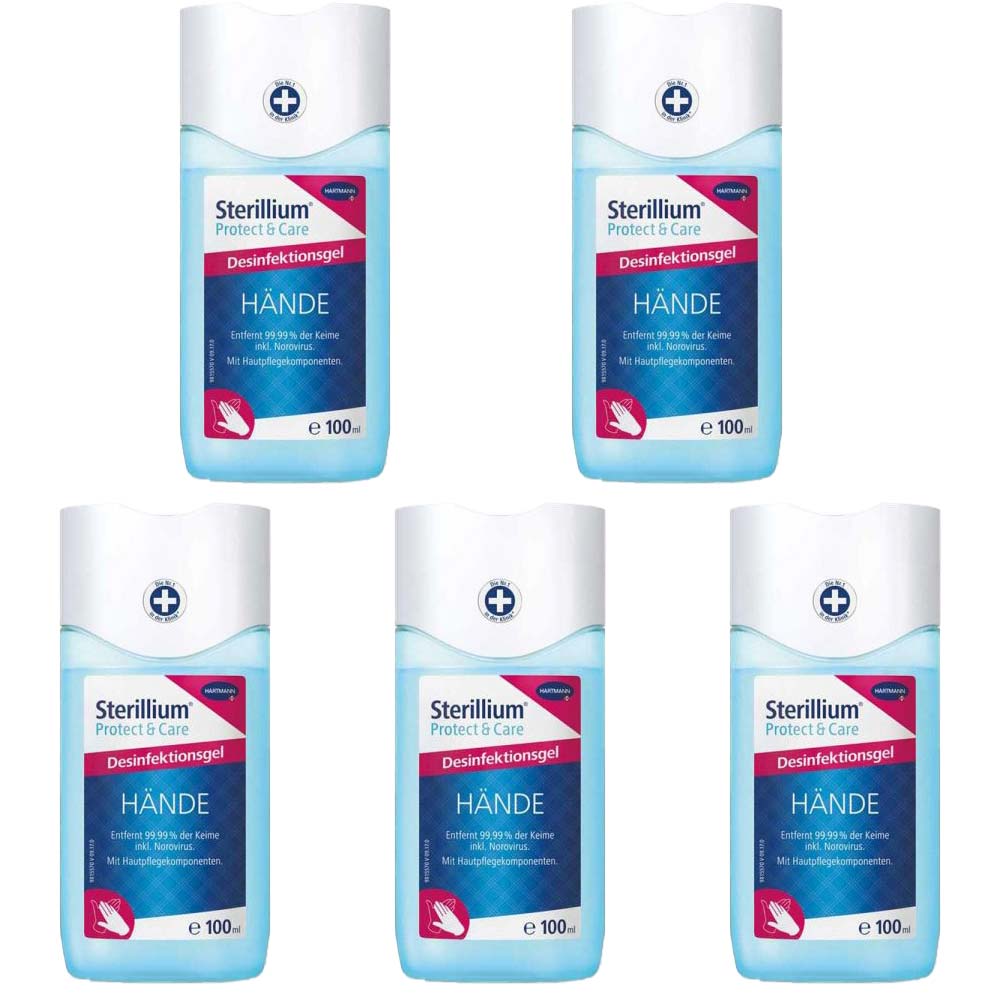 Hartmann Sterillium Protect & Care Desinfektionsgel Set, 5x 100 ml