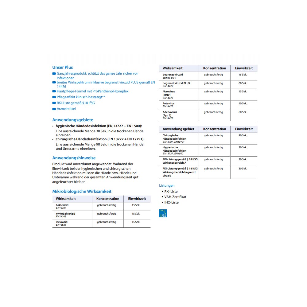 Schülke Händedesinfektion desmanol® care, Hyclick, 1L