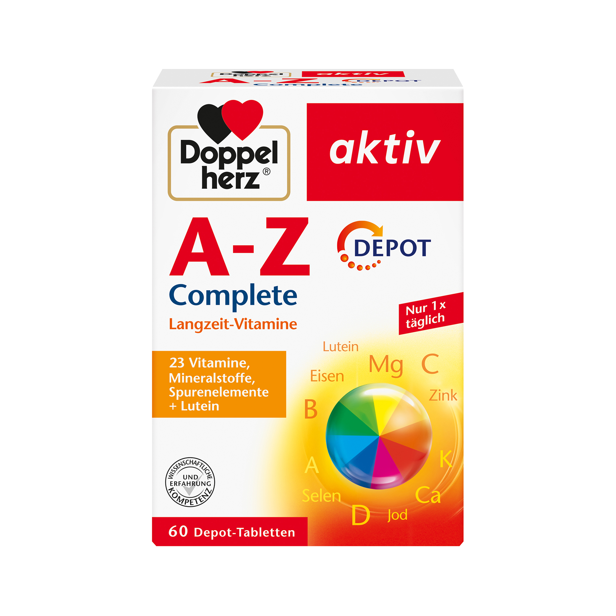 Doppelherz aktiv A-Z Depot, Langzeit-Vitamine, 60 Tabletten