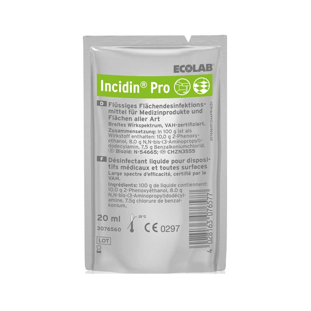 Ecolab Flächendesinfektion Incidin Pro, 400x 20 ml