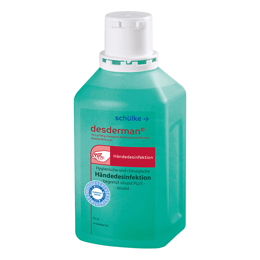 Schülke Desderman Händedesinfektionsmittel, Noroviren, 500 ml