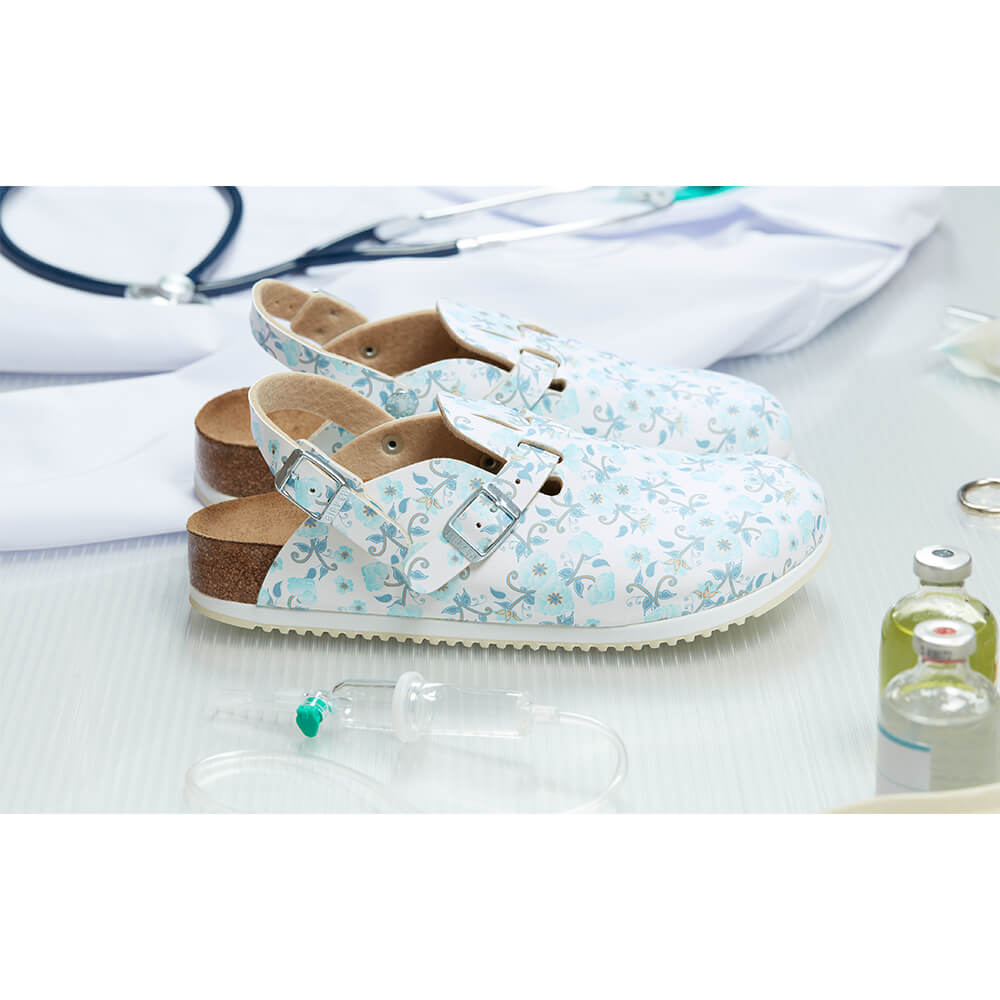 Kay SL Superlaufsohle, Birkenstock, Schmal, Rosen, blau, Gr. 38