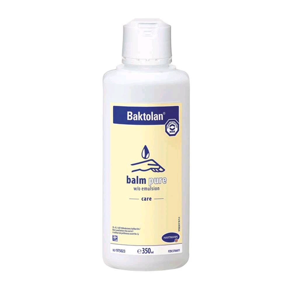 Baktolan balm pure, Hautpflegeemulsion von Bode, 350 ml Flasche