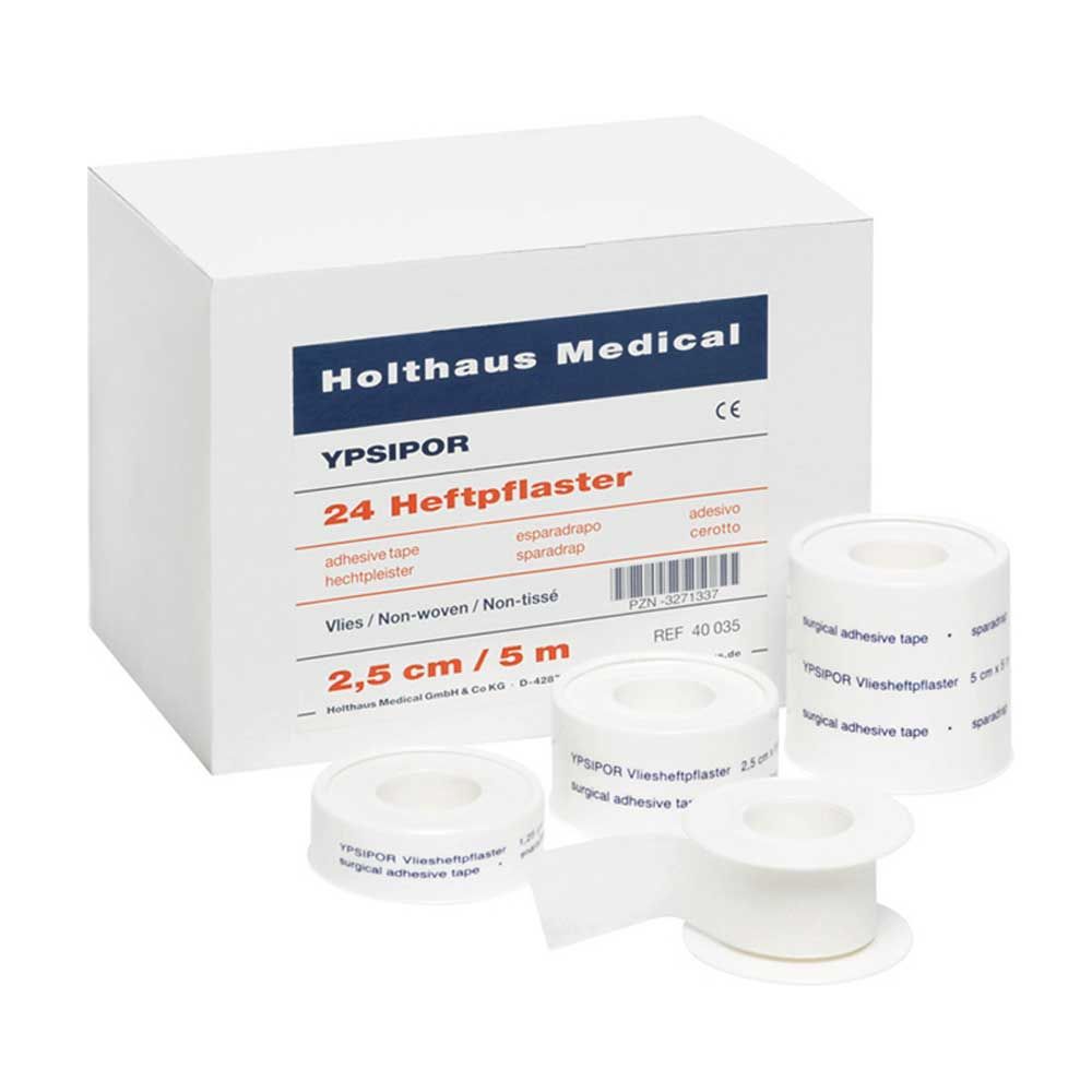 Holthaus Medical YPSIPOR Heftpflaster, 2,5cmx5m, Nachfüllpack