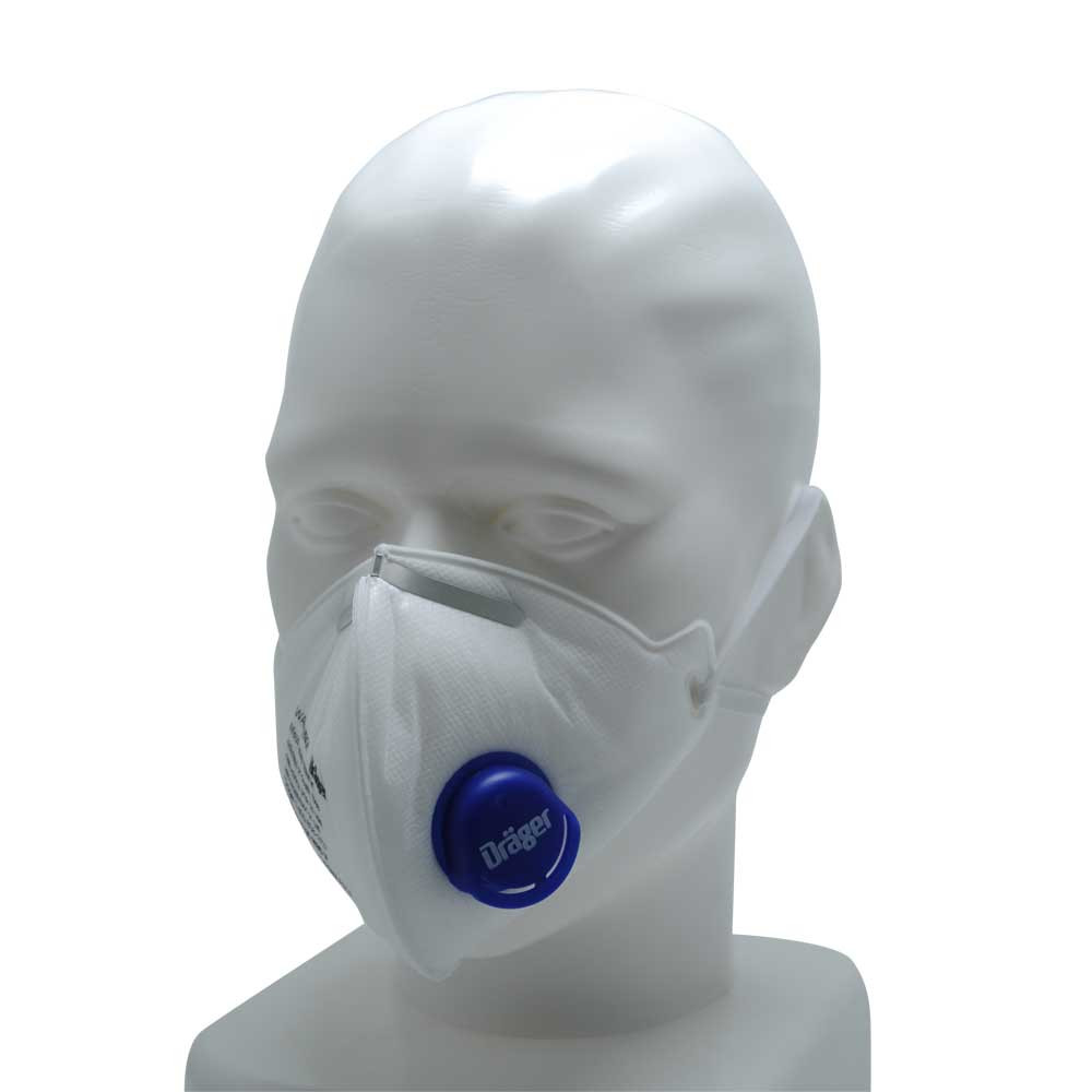 Dräger Atemschutz mit Ventil X-plore® 1750 N95, Einzelne Maske