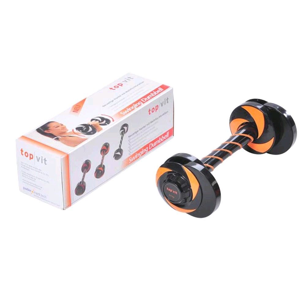 Pader top/vit® Swinging Dumbbell Hantel mit Gegengewicht orange 2,5 kg