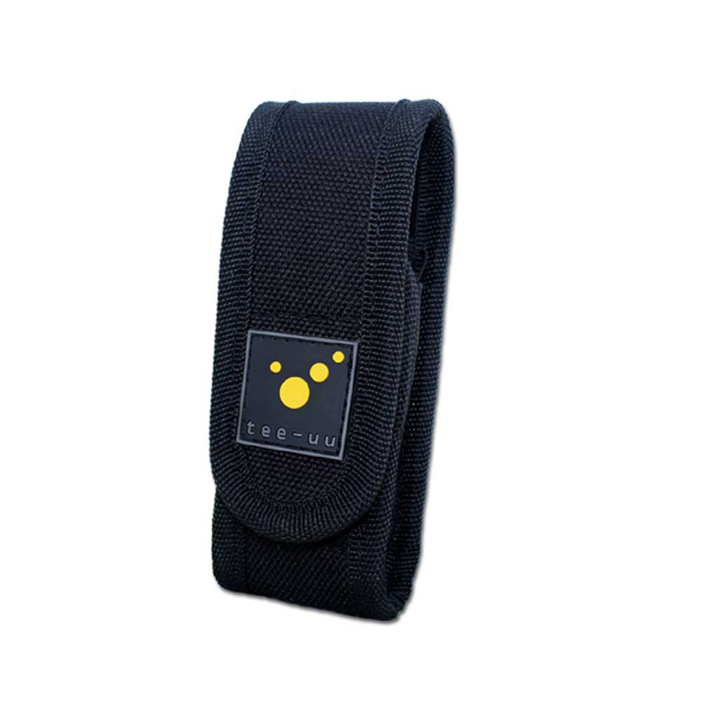 TEE-UU TOOL Holster für Rettungsmesser, Klett, schwarz, 5x16x4cm