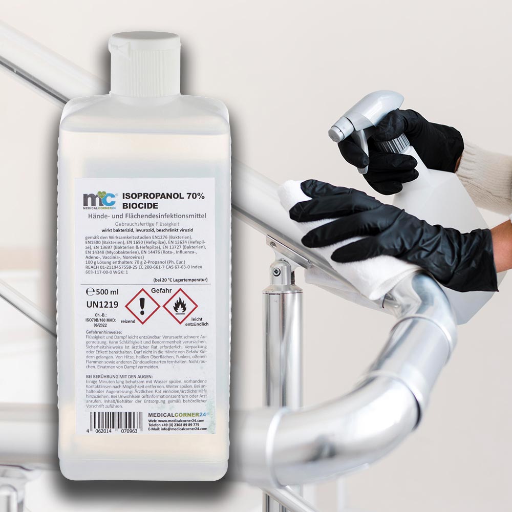MC24® Hände-/Flächendesinfektion Biocide, Fl. mit Spritzeinsatz, 500ml