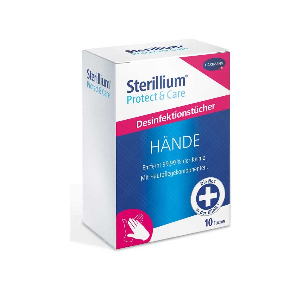 Hartmann Sterillium Protect & Care Händedesinfektionstücher, 10 St