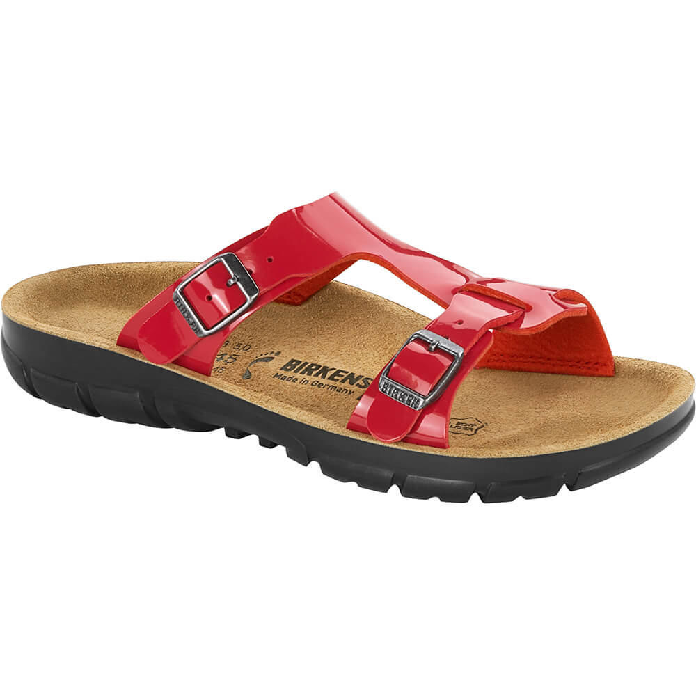 Sofia BF, Birko-Flor, von Birkenstock, Schmal, Tango Rot, Gr. 39