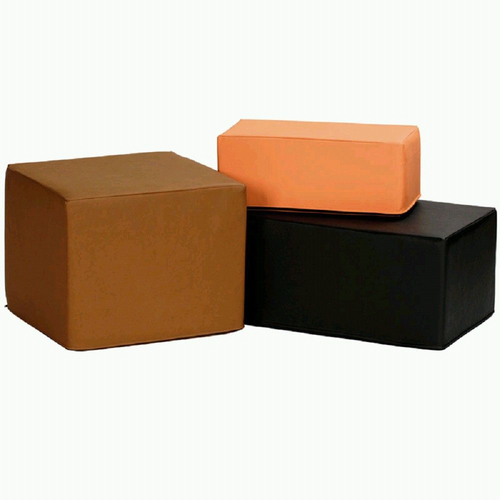 Pader Positurkissen mit Styroporkern, Sitzkissen, 50x25x20cm, schwarz