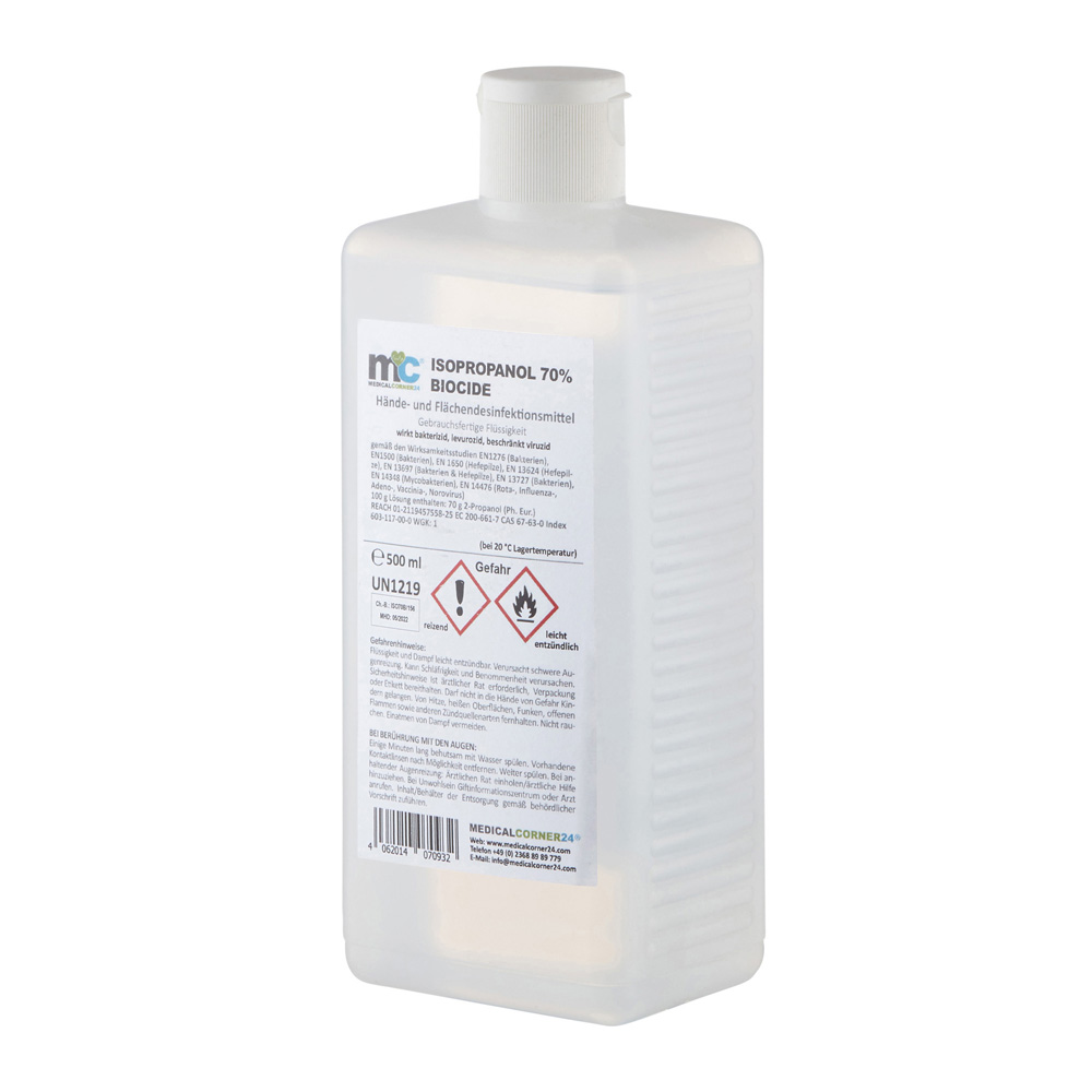 MC24® Hände-/Flächendesinfektion Biocide, Rundfl., Klappschar., 500ml