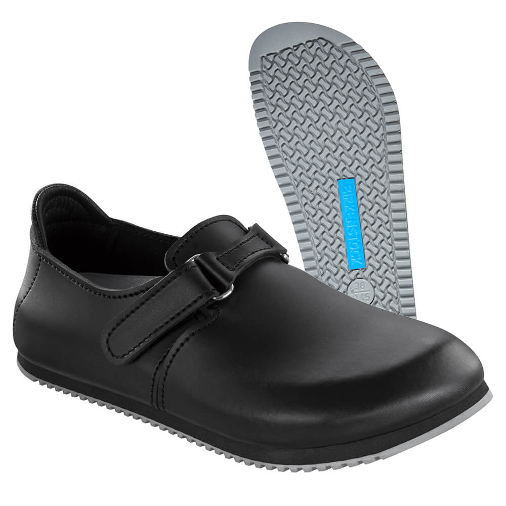 Linz SL Superlaufsohle, Naturleder, Birkenstock, Normal schwarz Gr. 43