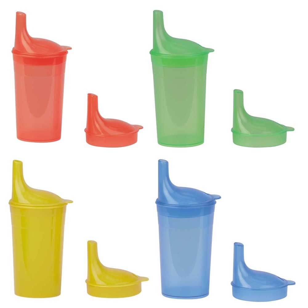 Behrend Trinkbecher-Set Color, 2 Mundstücke Tee/Brei, 250 ml, Farbwahl