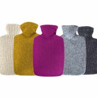 Hugo Frosch Klassik Wärmflasche 1,8 L, Strickbezug...