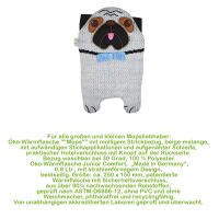 Hugo Frosch Öko Wärmflasche 0,8 L, Strickbezug...