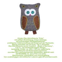 Hugo Frosch Öko Wärmflasche 0,8 L, Strickbezug...