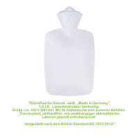 Hugo Frosch Klassik Wärmflasche 1,8 L, Lamelle,...