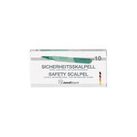 Mediware safety scalpels, disposable, sterile, 10 pieces,...