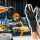 Black LX, Tattoo Latex Handschuhe schwarz von MaiMed, puderfrei 100 St