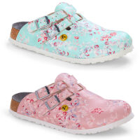 Kay ESD Antistatisch, Birkenstock, Schmal, Blumenwiese,...