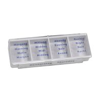 Ampri Tablettendispenser, Medikamenten-Spenderbox, 7...
