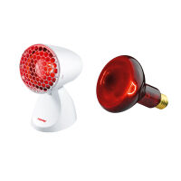 Infrarotlichtlampe, INFRA RED 100W mit Schutzbrille und...