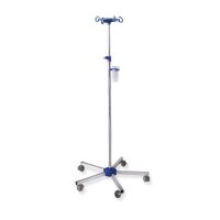 Ratiomed Infusionsständer, rostfrei, 5 Rollen,...