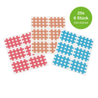 Cross Tape, Cross Patch, Gittertape, 3,6 x 2,8 cm, 20...