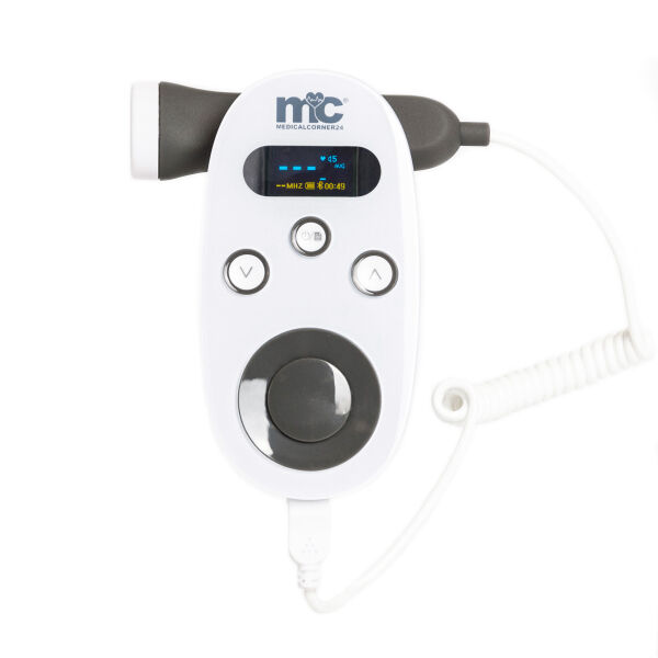 Medicalcorner24 Ultraschall Fetal-Doppler Grau