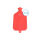 Gummi-Wärmflasche von Sänger, glatt, 3 Liter, verschiedene Farben