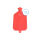 Gummi-Wärmflasche von Sänger, glatt, 3 Liter, verschiedene Farben