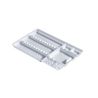 Euronda Einmaltrays aus Kunststoff, 18 x 28 x 1,5 cm, 400...