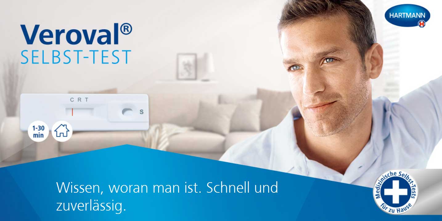 Veroval® Selbst-Tests: Schnell und zuverlässig